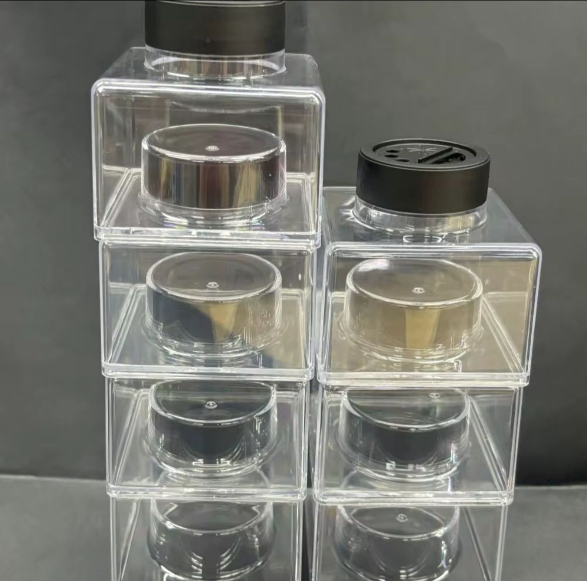 Blank Stackable Glitter Pots