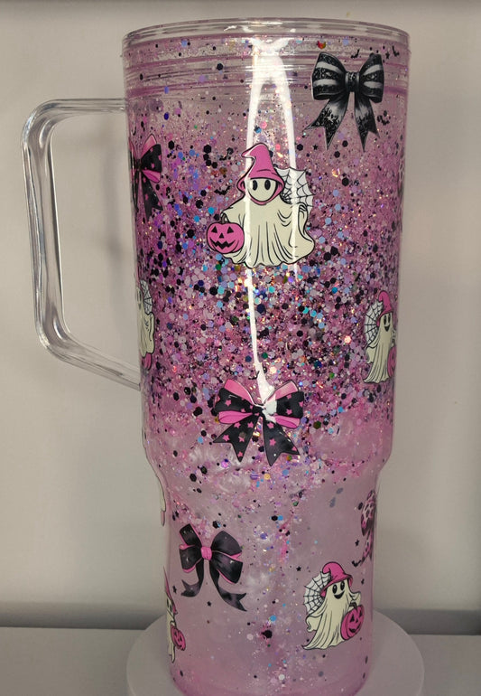 40oz Pink Ghost Stanley Cup (IP)
