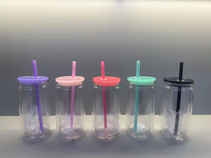 Blank 16oz Snowglobe Mason Jar