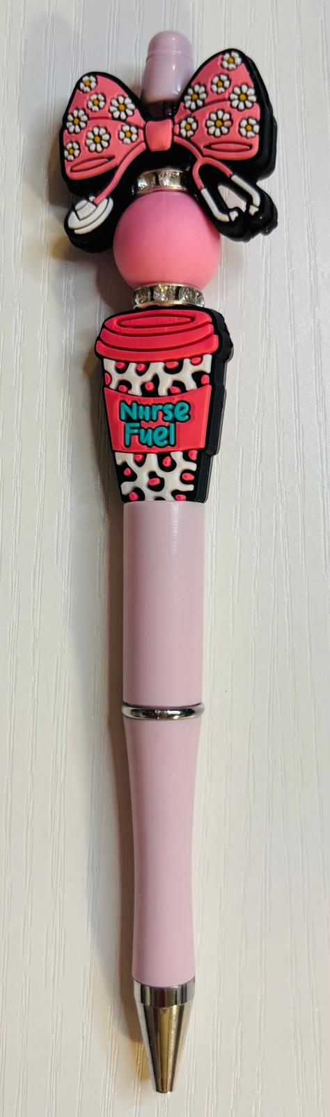 Nurse Fuel Beaded Pen